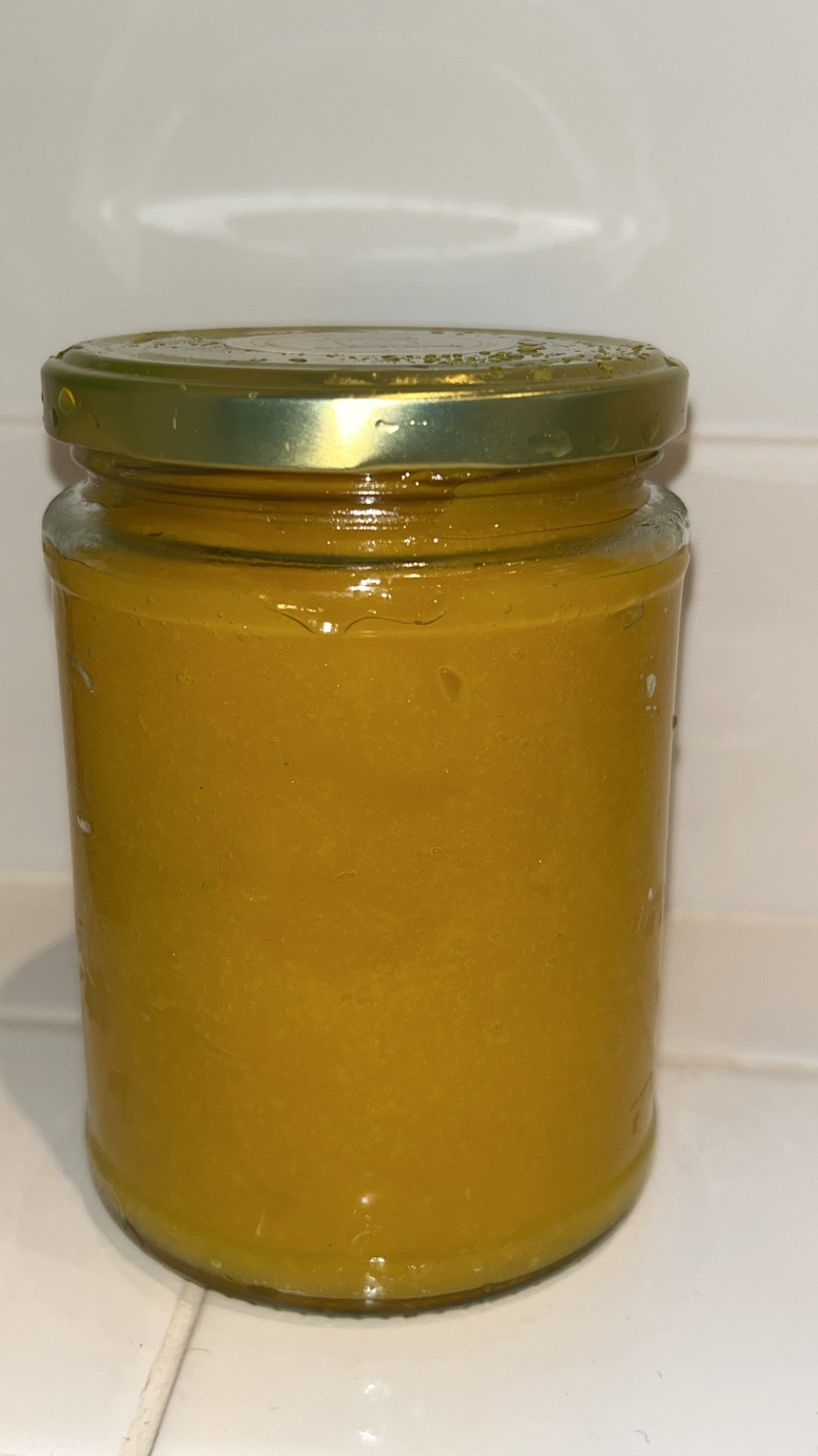 280ml Organic Mango Seamoss gel. Front shot.